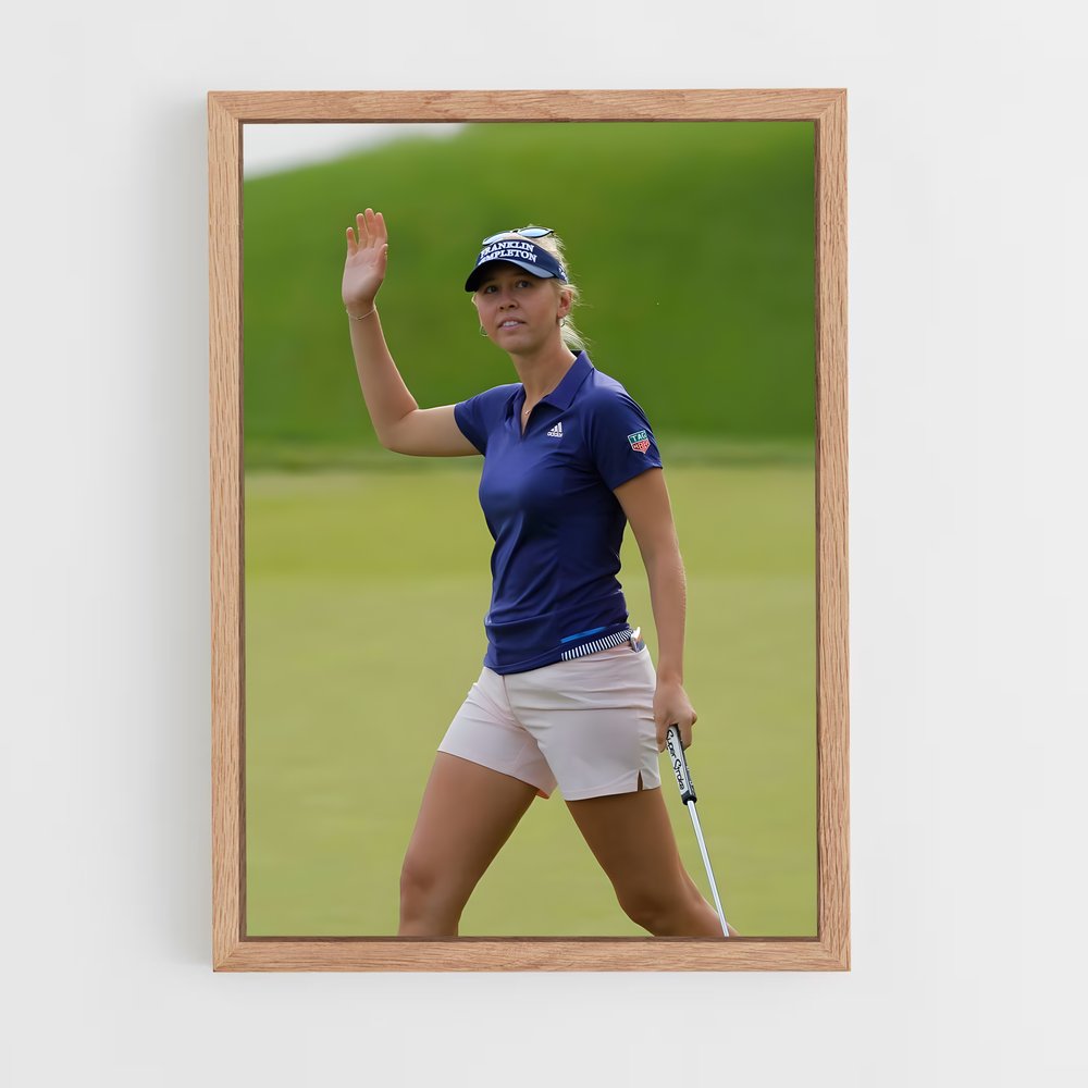Poster Jessica korda vivante – affiche Golf (vue 4)